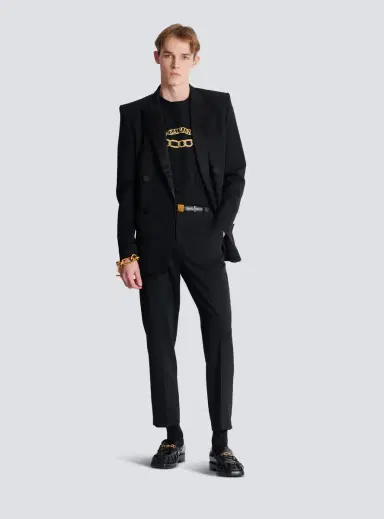 Balmain Chaînes Logo printed T-shirt | Thumbnail 2 Balmain Chaînes Logo printed T-shirt | Thumbnail 2