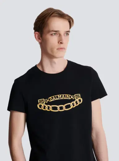 Balmain Chaînes Logo printed T-shirt | Thumbnail 6 Balmain Chaînes Logo printed T-shirt | Thumbnail 6