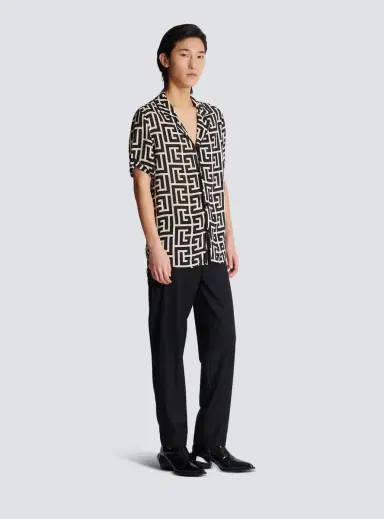 Balmain Short-sleeved monogrammed shirt | Thumbnail 3 Balmain Short-sleeved monogrammed shirt | Thumbnail 3