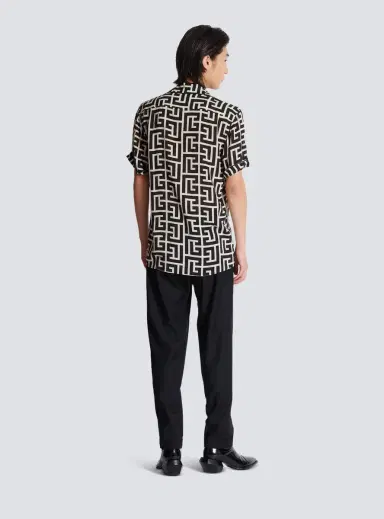 Balmain Short-sleeved monogrammed shirt | Thumbnail 4 Balmain Short-sleeved monogrammed shirt | Thumbnail 4