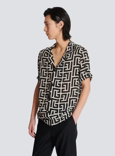 Balmain Short-sleeved monogrammed shirt | Thumbnail 5 Balmain Short-sleeved monogrammed shirt | Thumbnail 5