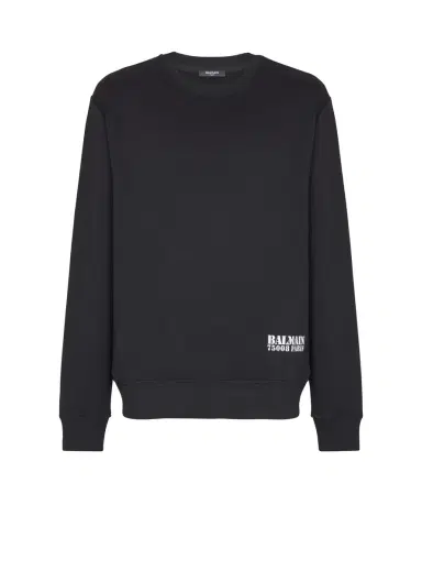 Balmain Small Stamp printed sweatshirt | Thumbnail 1 Balmain Small Stamp printed sweatshirt | Thumbnail 1