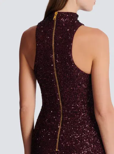 Balmain Long sleeveless sequin dress | Thumbnail 6 Balmain Long sleeveless sequin dress | Thumbnail 6