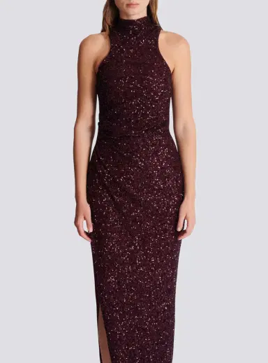 Balmain Long sleeveless sequin dress | Thumbnail 8 Balmain Long sleeveless sequin dress | Thumbnail 8