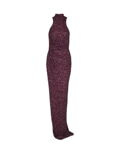Balmain Long sleeveless sequin dress | Thumbnail 1 Balmain Long sleeveless sequin dress | Thumbnail 1