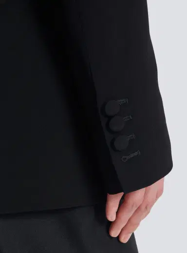 Balmain 1-button jacket with embroidered palm tree collar | Thumbnail 5 Balmain 1-button jacket with embroidered palm tree collar | Thumbnail 5