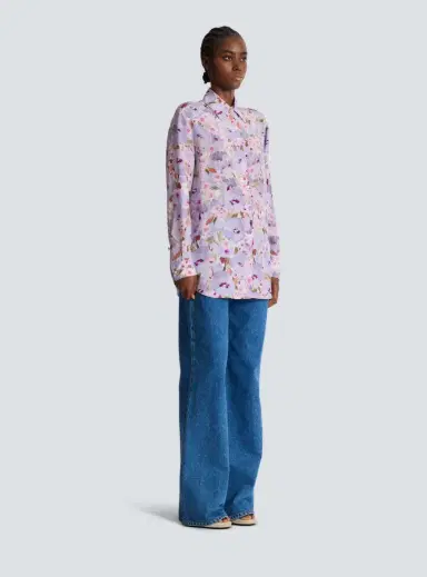 Balmain Printed cotton poplin shirt | Thumbnail 3 Balmain Printed cotton poplin shirt | Thumbnail 3
