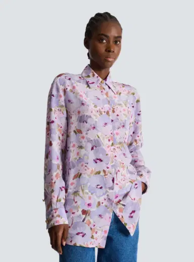 Balmain Printed cotton poplin shirt | Thumbnail 5 Balmain Printed cotton poplin shirt | Thumbnail 5