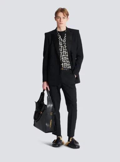 Balmain Pyjama shirt with monogrammed print | Thumbnail 2 Balmain Pyjama shirt with monogrammed print | Thumbnail 2