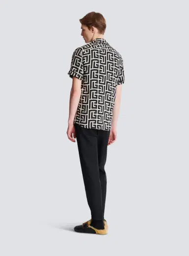 Balmain Pyjama shirt with monogrammed print | Thumbnail 4 Balmain Pyjama shirt with monogrammed print | Thumbnail 4