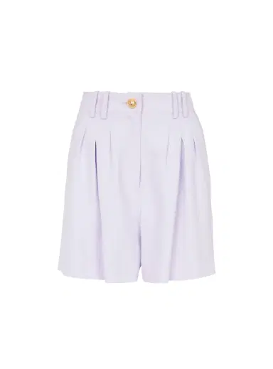Balmain Flared crepe shorts | Thumbnail 1 Balmain Flared crepe shorts | Thumbnail 1