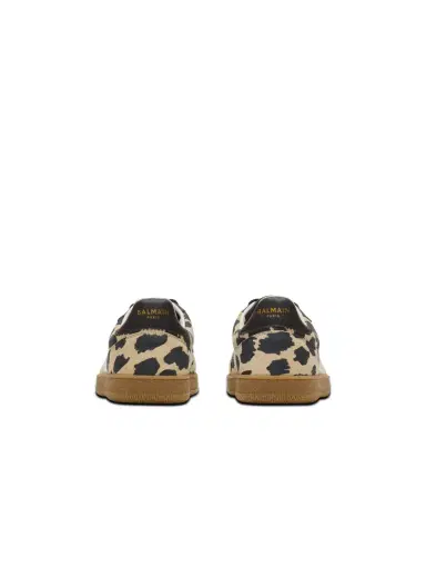 Balmain Swan leopard print suede leather sneakers | Thumbnail 4 Balmain Swan leopard print suede leather sneakers | Thumbnail 4