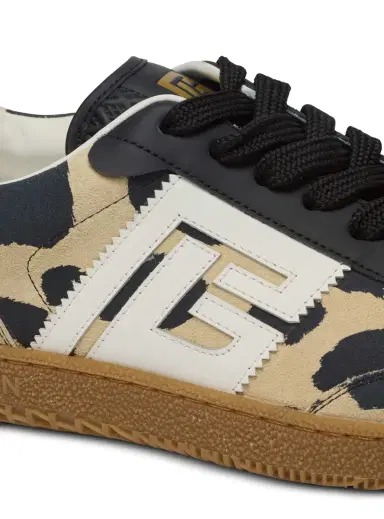 Balmain Swan leopard print suede leather sneakers | Thumbnail 5 Balmain Swan leopard print suede leather sneakers | Thumbnail 5