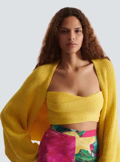 Balmain Ribbed knit bolero cardigan | Thumbnail 7 Balmain Ribbed knit bolero cardigan | Thumbnail 7