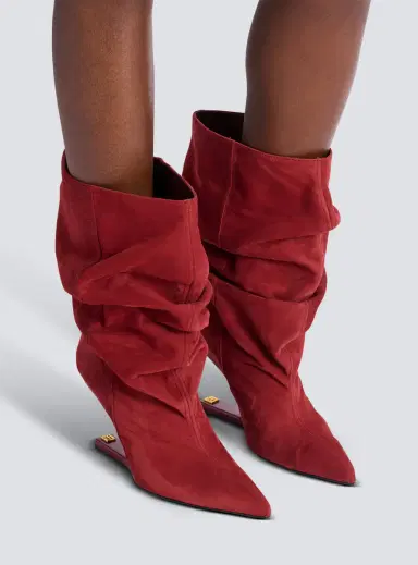 Balmain No Wedge suede ankle boots | Thumbnail 2 Balmain No Wedge suede ankle boots | Thumbnail 2