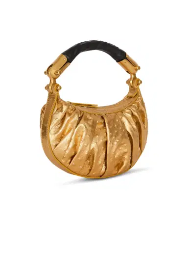 Balmain Ébène Mini bag in lamé leather | Thumbnail 3 Balmain Ébène Mini bag in lamé leather | Thumbnail 3