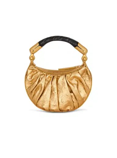 Balmain Ébène Mini bag in lamé leather | Thumbnail 4 Balmain Ébène Mini bag in lamé leather | Thumbnail 4