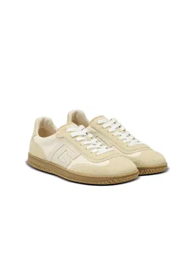 Balmain Swan sneakers in suede, aged suede and canvas | Thumbnail 3 Balmain Swan sneakers in suede, aged suede and canvas | Thumbnail 3