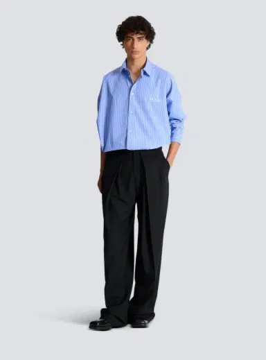 Balmain Relaxed shirt with stripes | Thumbnail 2 Balmain Relaxed shirt with stripes | Thumbnail 2