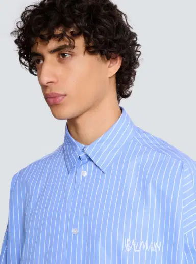 Balmain Relaxed shirt with stripes | Thumbnail 7 Balmain Relaxed shirt with stripes | Thumbnail 7