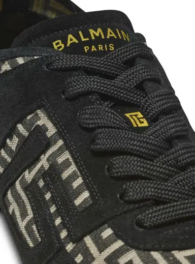 Balmain Racer 45 monogram jacquard sneakers | Thumbnail 4 Balmain Racer 45 monogram jacquard sneakers | Thumbnail 4