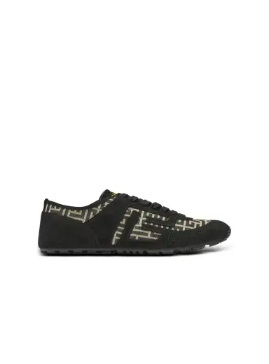 Balmain Racer 45 monogram jacquard sneakers | Thumbnail 1 Balmain Racer 45 monogram jacquard sneakers | Thumbnail 1