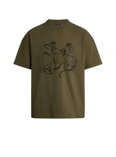 Balmain Printed Bloom T-shirt | Thumbnail 1 Balmain Printed Bloom T-shirt | Thumbnail 1