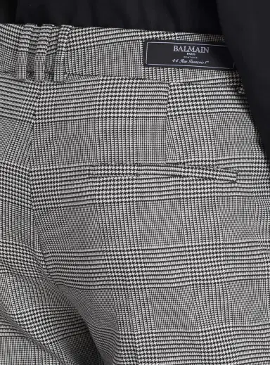 Balmain Darted trousers in Prince of Wales wool | Thumbnail 5 Balmain Darted trousers in Prince of Wales wool | Thumbnail 5