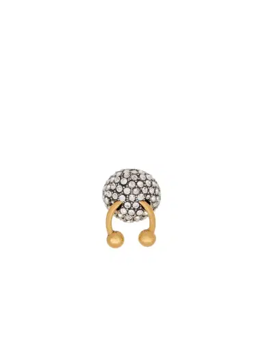 Balmain Piercing brass and rhinestone ring | Thumbnail 1 Balmain Piercing brass and rhinestone ring | Thumbnail 1