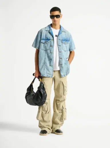 Balmain Light blue denim shirt | Thumbnail 2 Balmain Light blue denim shirt | Thumbnail 2