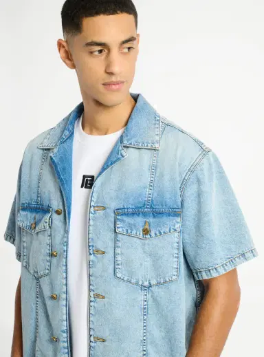 Balmain Light blue denim shirt | Thumbnail 5 Balmain Light blue denim shirt | Thumbnail 5