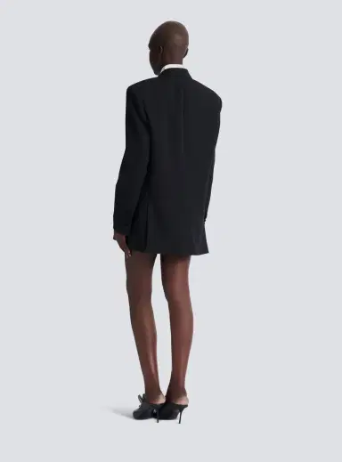 Balmain Oversized grain de poudre jacket | Thumbnail 4 Balmain Oversized grain de poudre jacket | Thumbnail 4