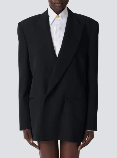 Balmain Oversized grain de poudre jacket | Thumbnail 7 Balmain Oversized grain de poudre jacket | Thumbnail 7