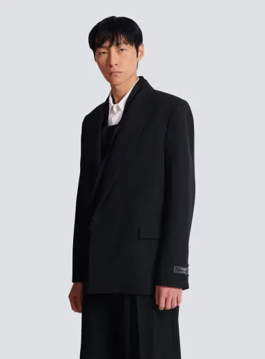 Balmain Grain de poudre 1-button jacket | Thumbnail 7 Balmain Grain de poudre 1-button jacket | Thumbnail 7