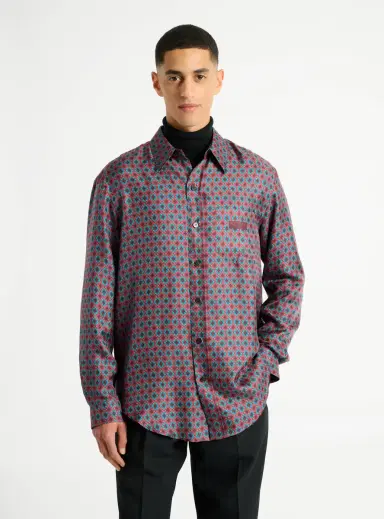 Balmain Printed silk shirt | Thumbnail 6 Balmain Printed silk shirt | Thumbnail 6