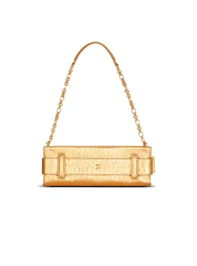 Balmain Anthem laminated leather clutch | Thumbnail 4 Balmain Anthem laminated leather clutch | Thumbnail 4