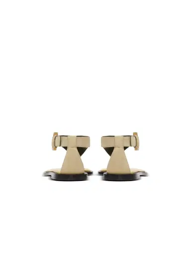 Balmain Anthem flat toe-post sandals in suede | Thumbnail 4 Balmain Anthem flat toe-post sandals in suede | Thumbnail 4