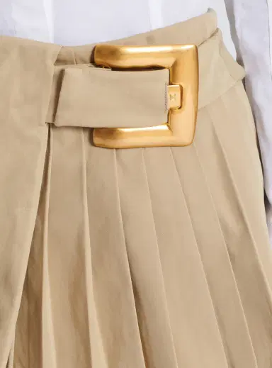 Balmain Short gabardine skirt with belt detail | Thumbnail 6 Balmain Short gabardine skirt with belt detail | Thumbnail 6