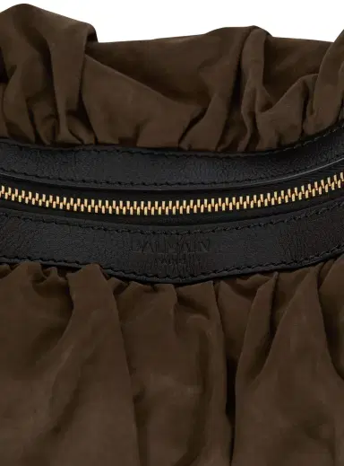 Balmain Ébène Hobo bag in nylon | Thumbnail 5 Balmain Ébène Hobo bag in nylon | Thumbnail 5