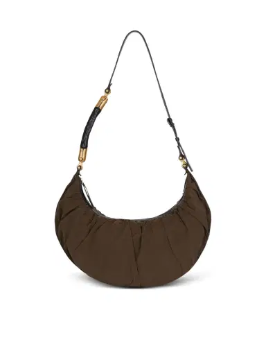 Balmain Ébène Hobo bag in nylon | Thumbnail 1 Balmain Ébène Hobo bag in nylon | Thumbnail 1