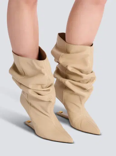 Balmain No Wedge smooth leather ankle boots | Thumbnail 2 Balmain No Wedge smooth leather ankle boots | Thumbnail 2