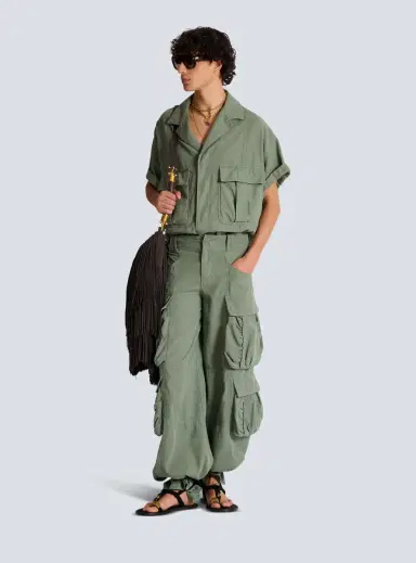 Balmain Cotton utility shirt | Thumbnail 2 Balmain Cotton utility shirt | Thumbnail 2