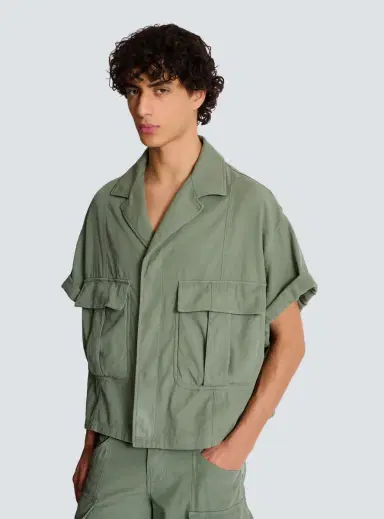 Balmain Cotton utility shirt | Thumbnail 5 Balmain Cotton utility shirt | Thumbnail 5