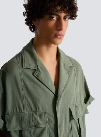 Balmain Cotton utility shirt | Thumbnail 6 Balmain Cotton utility shirt | Thumbnail 6