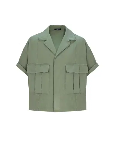Balmain Cotton utility shirt | Thumbnail 1 Balmain Cotton utility shirt | Thumbnail 1