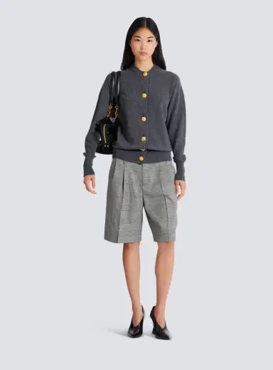 Balmain Buttoned eco-cashmere cardigan | Thumbnail 2 Balmain Buttoned eco-cashmere cardigan | Thumbnail 2