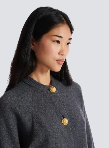 Balmain Buttoned eco-cashmere cardigan | Thumbnail 6 Balmain Buttoned eco-cashmere cardigan | Thumbnail 6