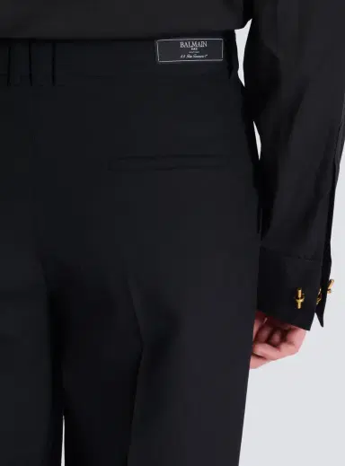 Balmain Wool straight-leg trousers | Thumbnail 5 Balmain Wool straight-leg trousers | Thumbnail 5