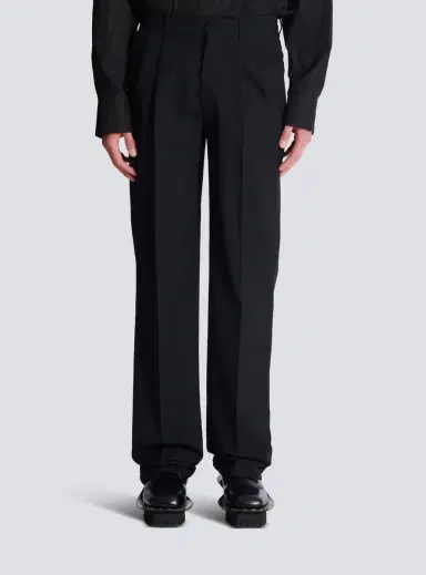 Balmain Wool straight-leg trousers | Thumbnail 7 Balmain Wool straight-leg trousers | Thumbnail 7