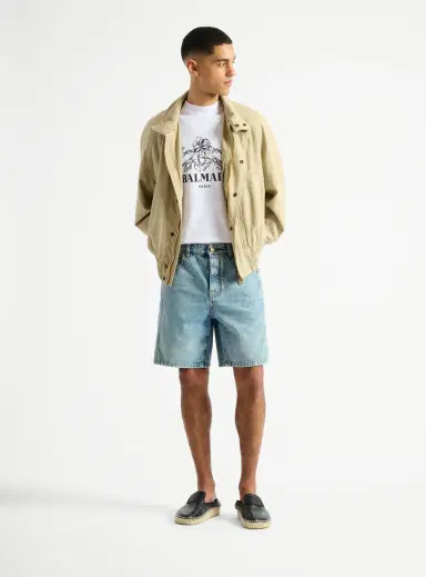 Balmain Cotton Vintage bomber jacket | Thumbnail 2 Balmain Cotton Vintage bomber jacket | Thumbnail 2
